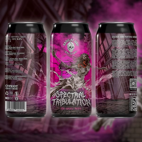 Spectral Tribulation - Radical Way Brewing IPA - Imperial / Double New England / Hazy 440ml - 1