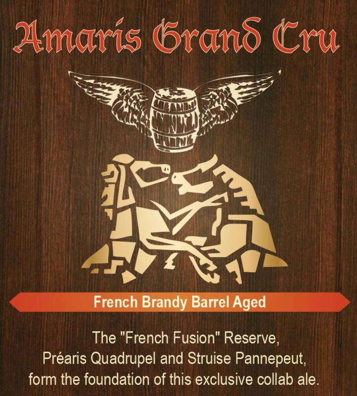 Amaris Grand Cru Brandy BA - Vliegende Paard Brouwers Belgian Strong Dark Ale 330ml - 1
