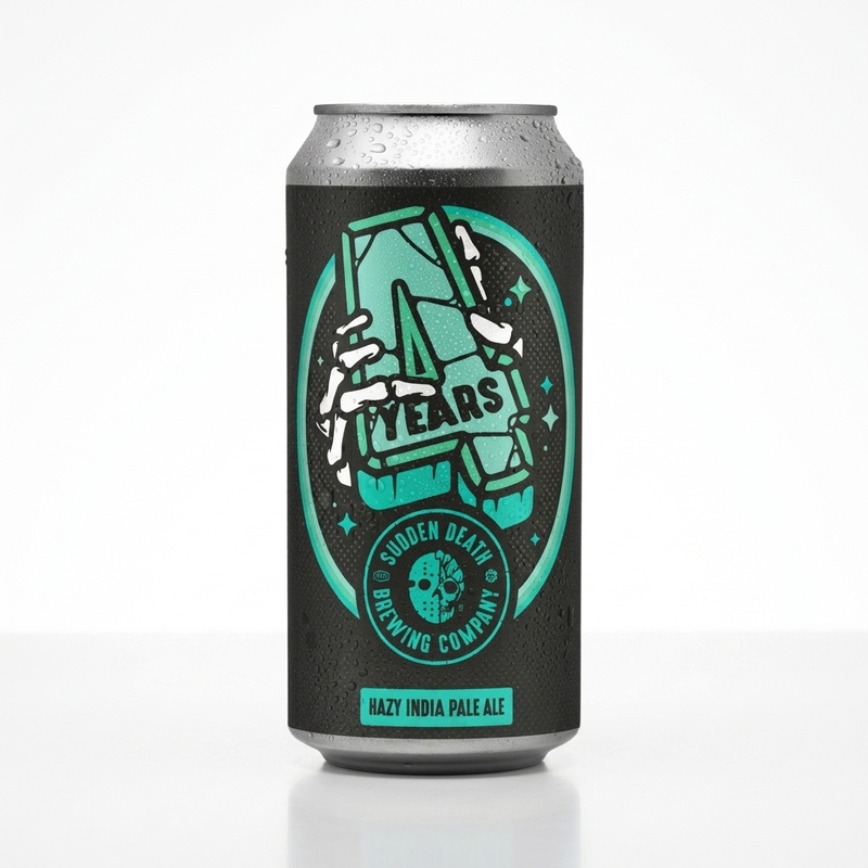 Brewpub Anniversary Special 4 - Sudden Death Brewing Co. IPA - New England / Hazy 440ml - 2