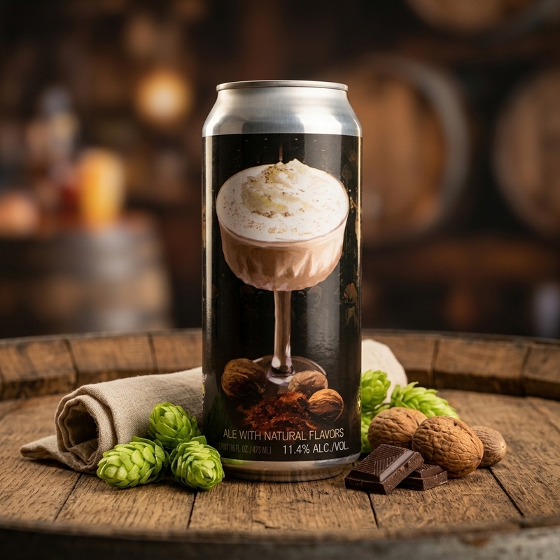 Cognac Barrel-Aged Brandy Alexander BORIS the Crusher - Hoppin' Frog Brewery Stout - Imperial / Double 473ml - 1