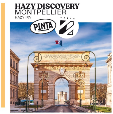 Hazy Discovery: Montpellier (collab Prizm Brewing) - PINTA IPA - New England / Hazy 500ml - 1