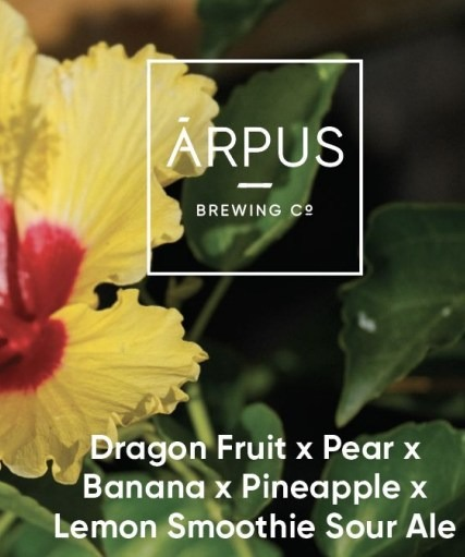 Dragon Fruit x Pear x Banana x Pineapple x Lemon Smoothie Sour - Ārpus Brewing Co. Sour - Smoothie / Pastry 440ml - 1