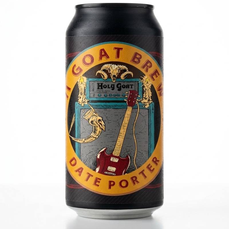 Deglet Nour Date Porter - Holy Goat Brewing Porter - Other 440ml - 2