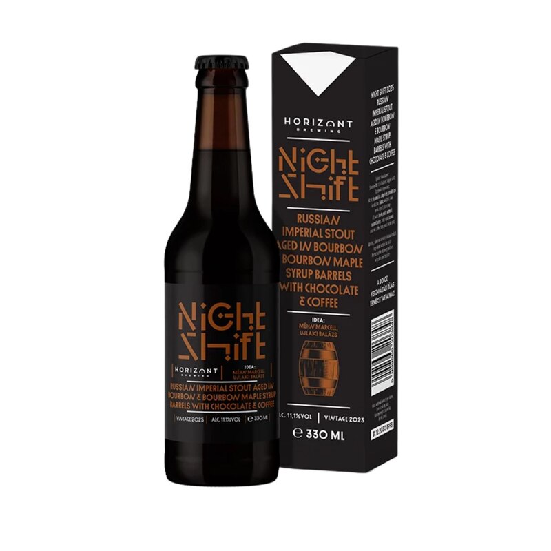 NS2025 RIS Bourbon Maple, Chocolate & Coffee - HORIZONT Brewing Stout - Russian Imperial 330ml - 1