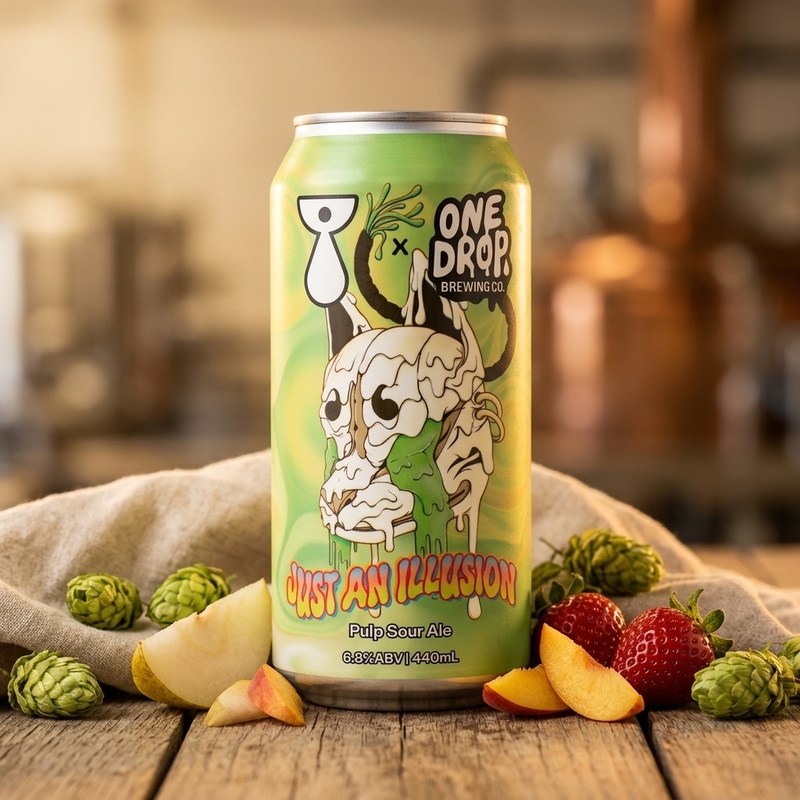 Just an Illusion - One Drop Brewing Co Sour - Smoothie / Pastry 440ml - 1