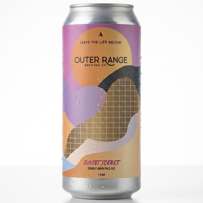 Sunset Scenes - Outer Range Brewing Rockies/Alps IPA - Imperial / Double 440ml - 2