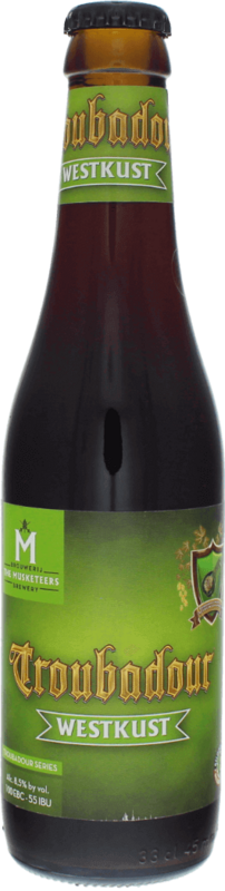 Troubadour Westkust - Brouwerij The Musketeers IPA - Imperial / Double Black 330ml - 1