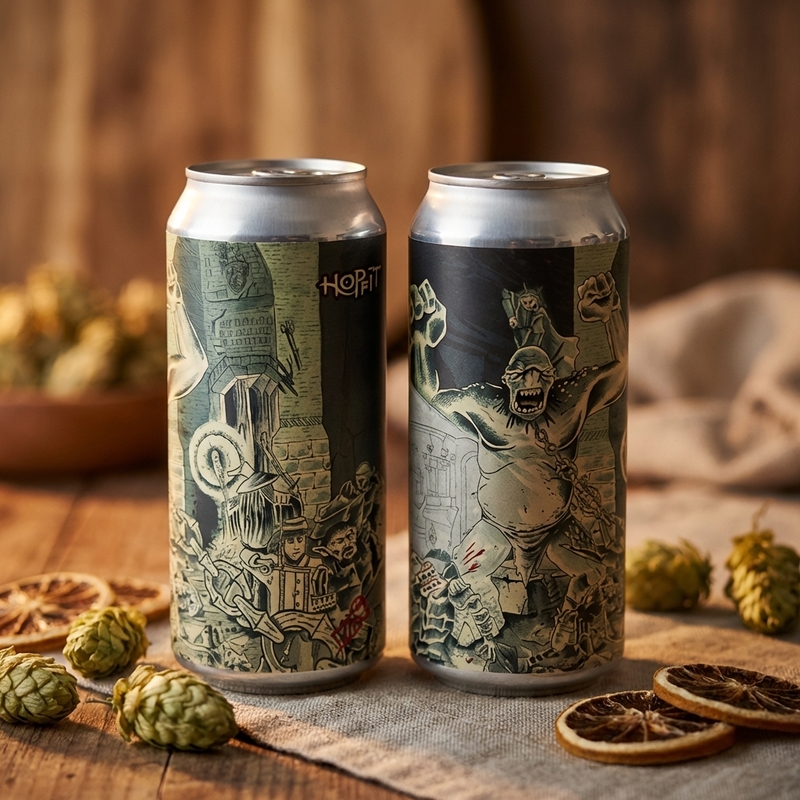 They Have a Troll! - Cerveses Hoppit IPA - Imperial / Double New England / Hazy 440ml - 1
