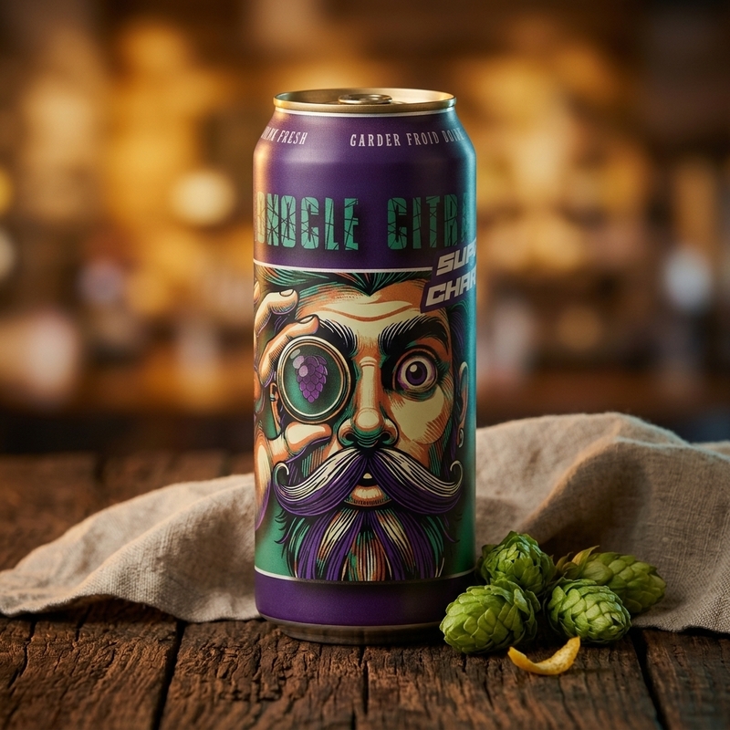 MONOCLE CITRA SUP - BreWskey IPA - New England / Hazy 473ml - 1