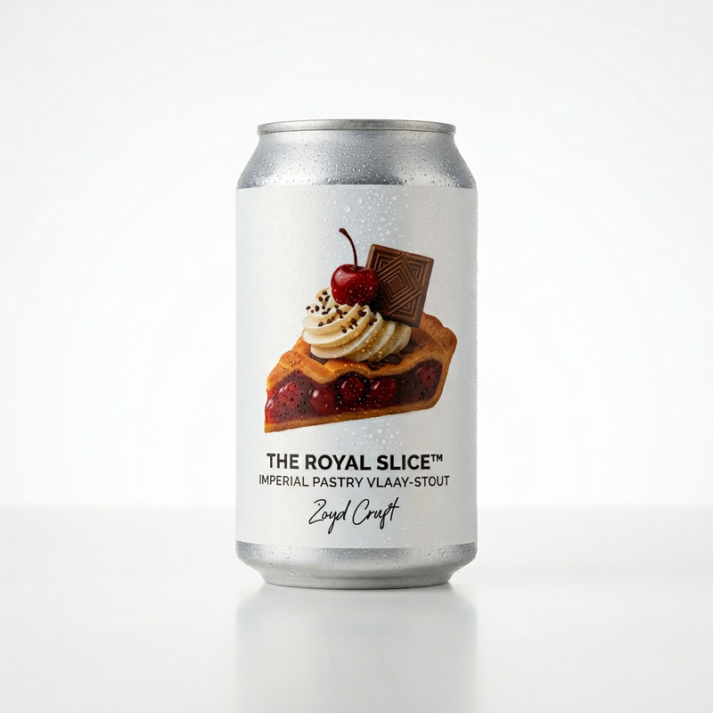 The Royal Slice - Imperial Pastry Vlaai-Stout - Zuyd Craft Stout - Imperial / Double Pastry 330ml - 1