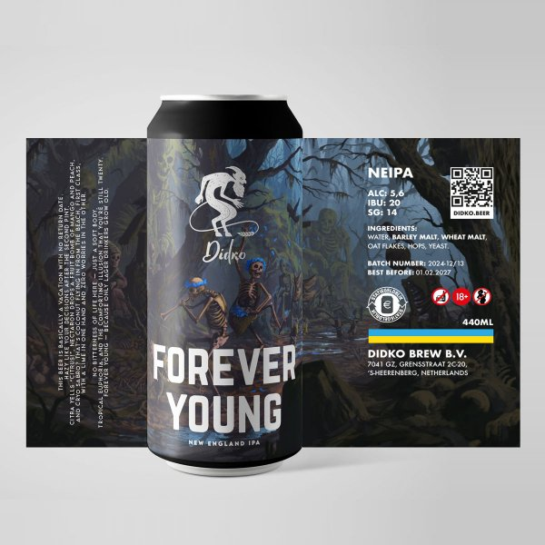 Forever Young - Дідько Brewery IPA - New England / Hazy 440ml - 1