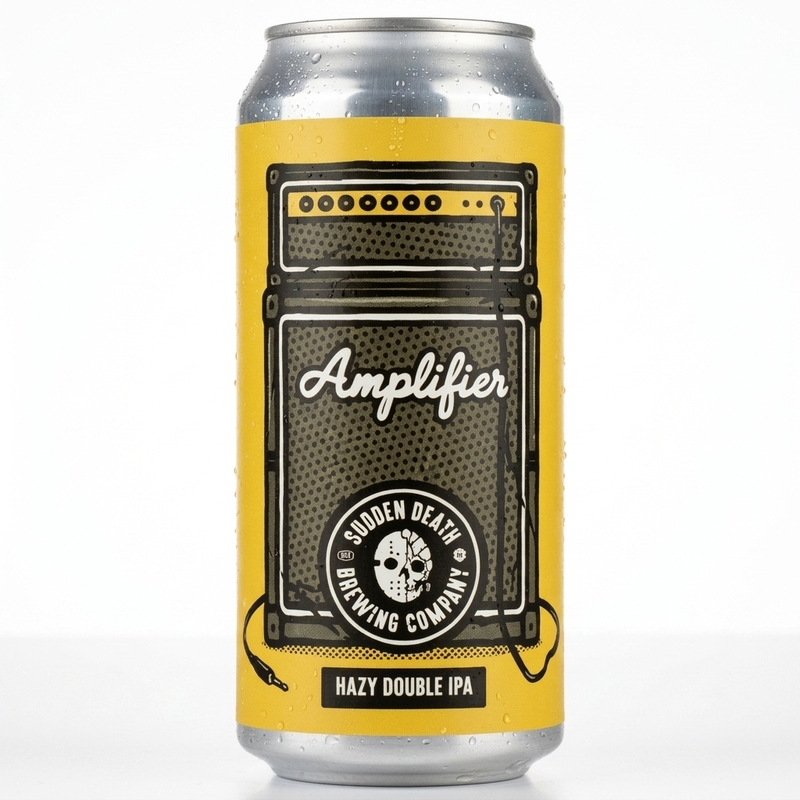 Amplifier 2026 - Sudden Death Brewing Co. IPA - Imperial / Double New England / Hazy 440ml - 1