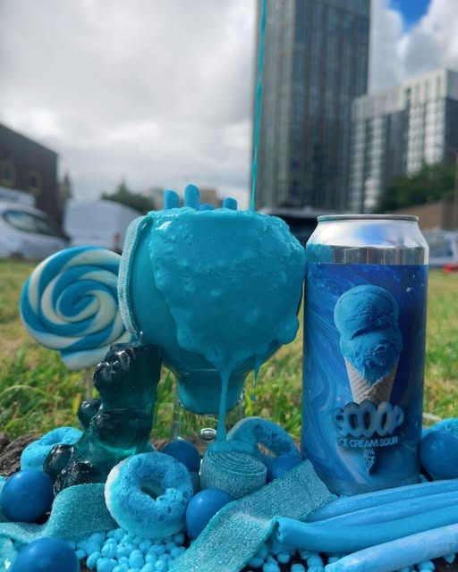 Scoop : Blue Raspberry - Azvex Brewing Company Sour - Smoothie / Pastry 440ml - 1