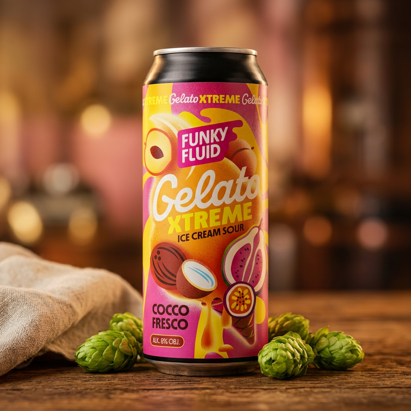 Gelato XTREME: Cocco Fresco - Funky Fluid Sour - Smoothie / Pastry 500ml - 2