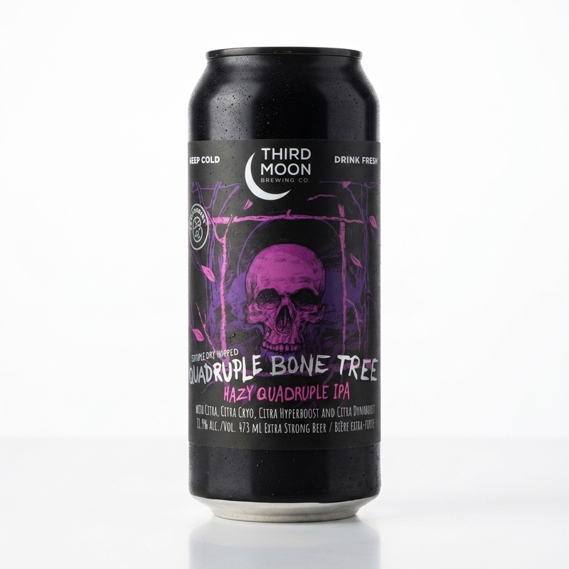 Sextuple Dry Hopped Quadruple Bone Tree - Third Moon Brewing Company IPA - Imperial / Double 473ml - 2