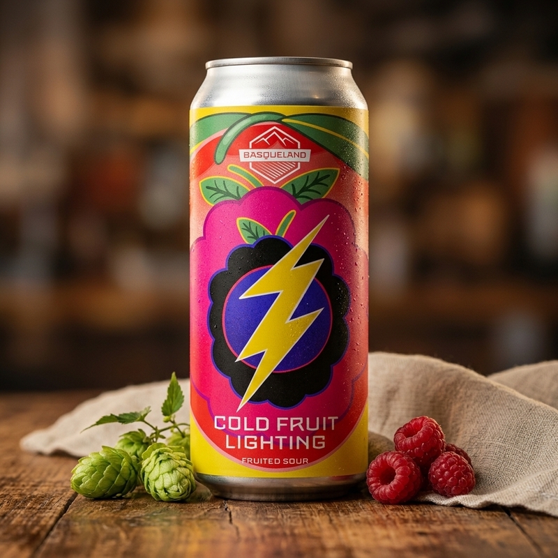 Cold Fruit Lightning - Basqueland Brewing Sour - Fruited 440ml - 1