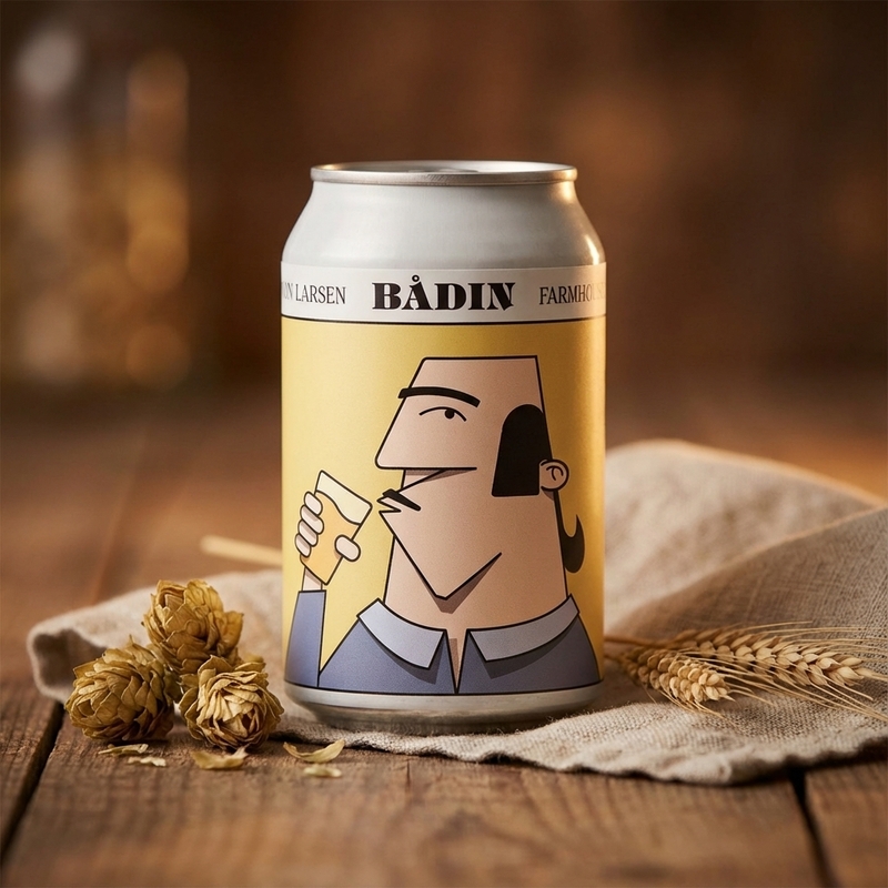 Saison Strøm - Bådin Bryggeri Farmhouse Ale - Saison 330ml - 2