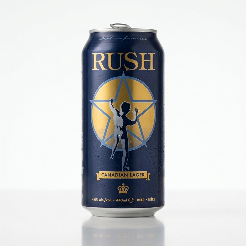 Rush : Canadian Lager - Fierce Beer Lager - American 440ml - 2