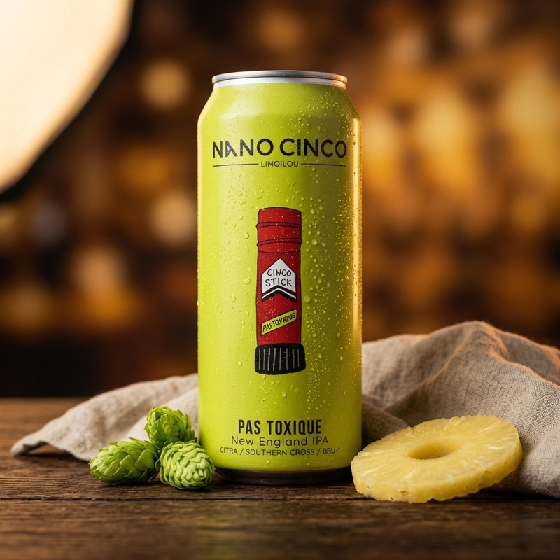 Pas Toxique - Nano Cinco IPA - New England / Hazy 473ml - 1