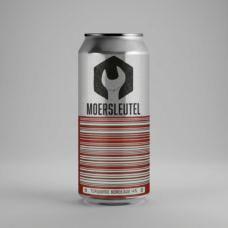 Barcode: Turquoise Bordeaux - Moersleutel Craft Brewery Stout - Imperial / Double 440ml - 2