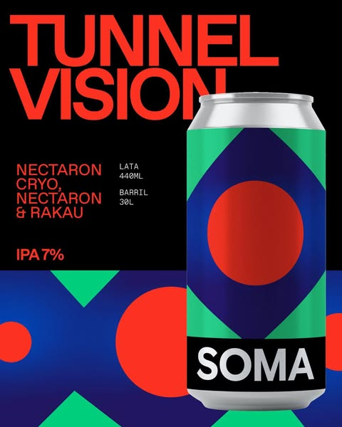 Tunnel Vision - SOMA Beer IPA - New England / Hazy 440ml - 1