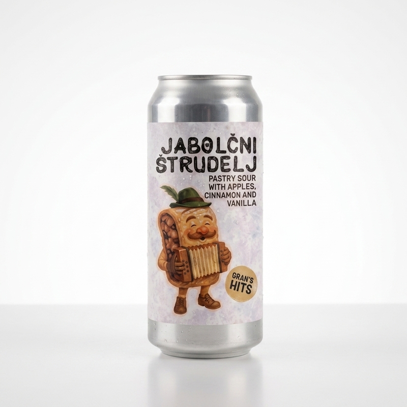 Jabolcni Strudelj - Clef Brewery Sour - Smoothie / Pastry 500ml - 1