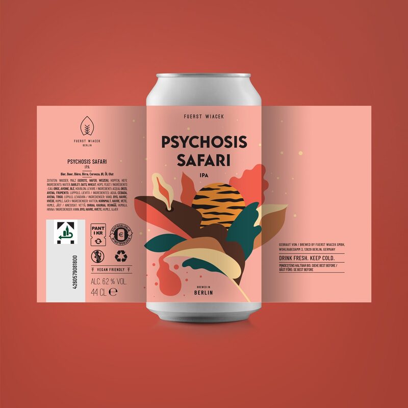 Psychosis Safari - FUERST WIACEK Berlin IPA - New England / Hazy 440ml - 1