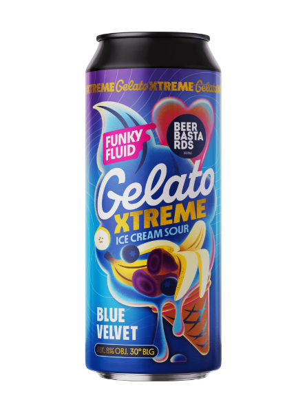 Gelato XTREME: Blue Velvet - Funky Fluid Sour - Smoothie / Pastry 500ml - 1