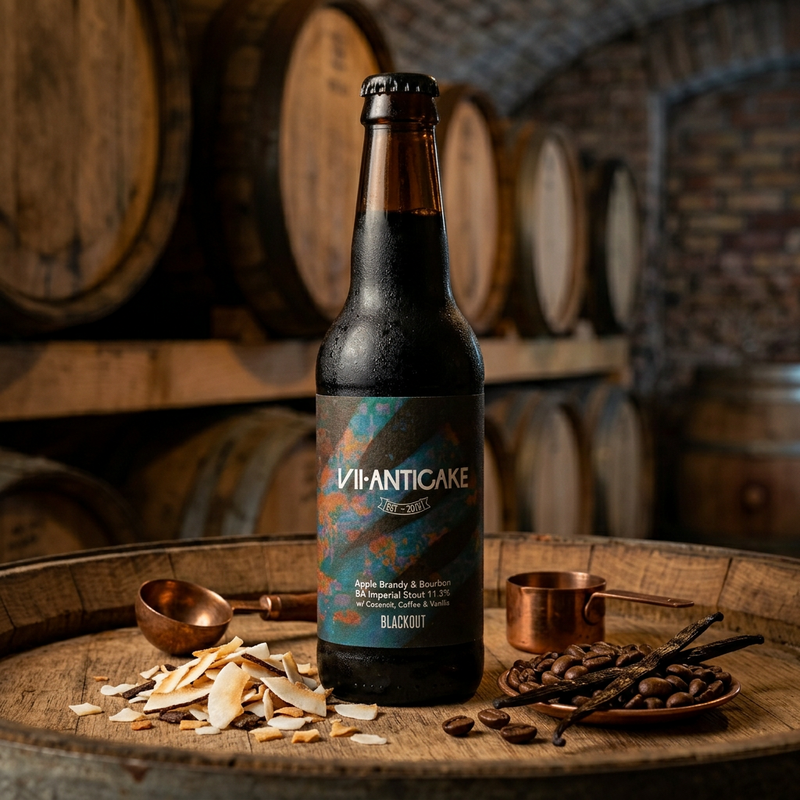 VII-ANTICAKE - Blackout Brewing Stout - Imperial / Double Pastry 330ml - 1