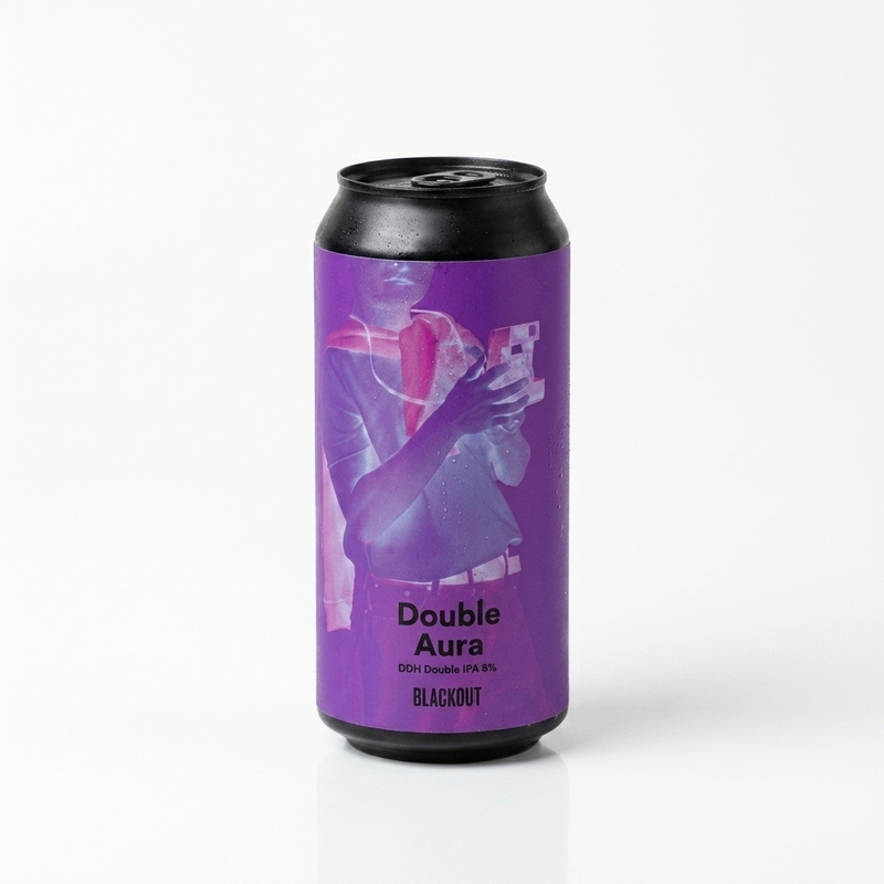 Double Aura - Blackout Brewing IPA - Imperial / Double New England / Hazy 440ml - 2