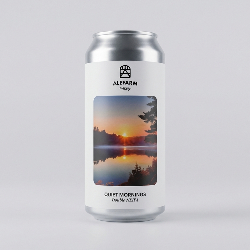 Quiet Mornings - Alefarm Brewing IPA - Imperial / Double New England / Hazy 440ml - 1