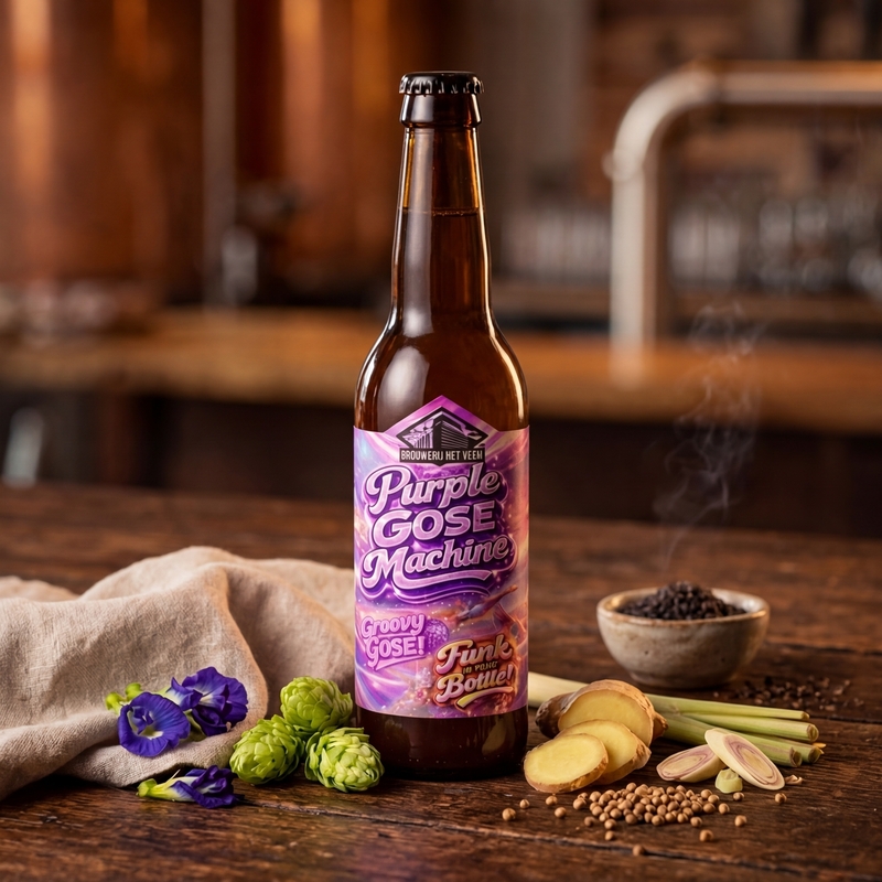 Purple Gose Machine - Goede Kant van het Spoor Sour - Traditional Gose 330ml - 1
