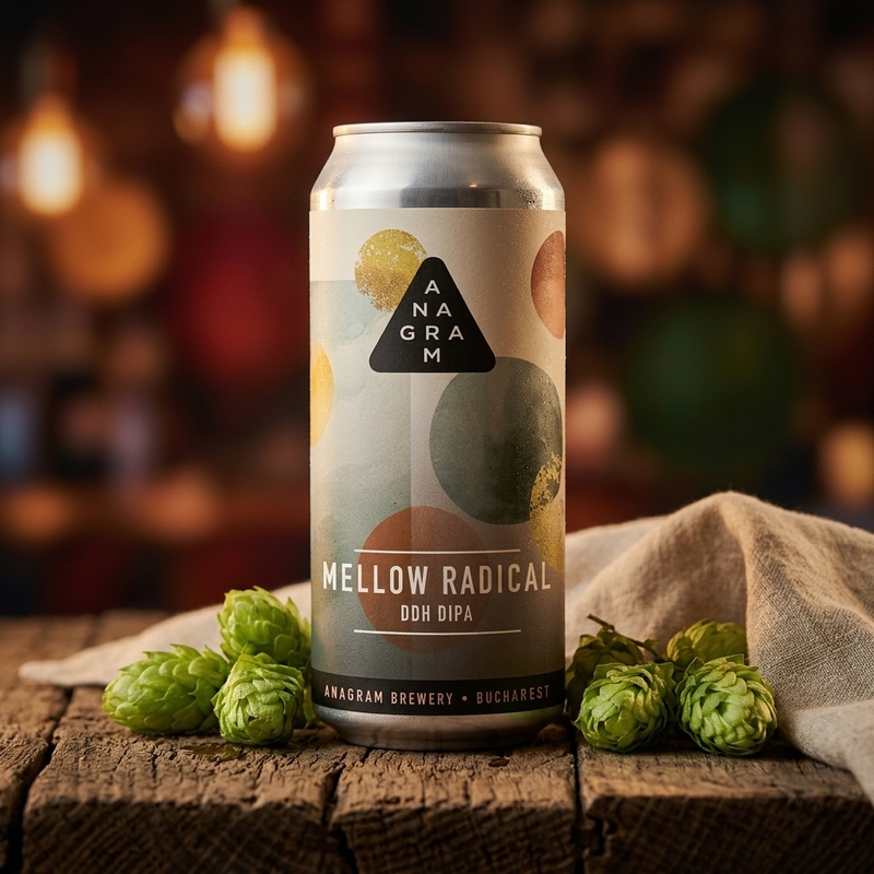 Mellow Radical - Anagram Brewery IPA - Imperial / Double New England / Hazy 440ml - 2