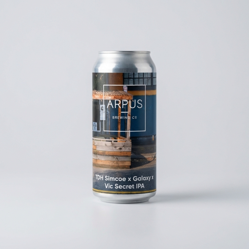 TDH Simcoe x Galaxy x Vic Secret IPA - Ārpus Brewing Co. IPA - New England / Hazy 440ml - 1