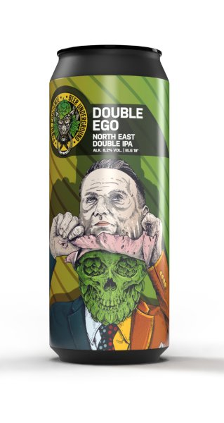 Double Ego - Piwne Podziemie / Beer Underground IPA - Imperial / Double New England / Hazy 500ml - 1