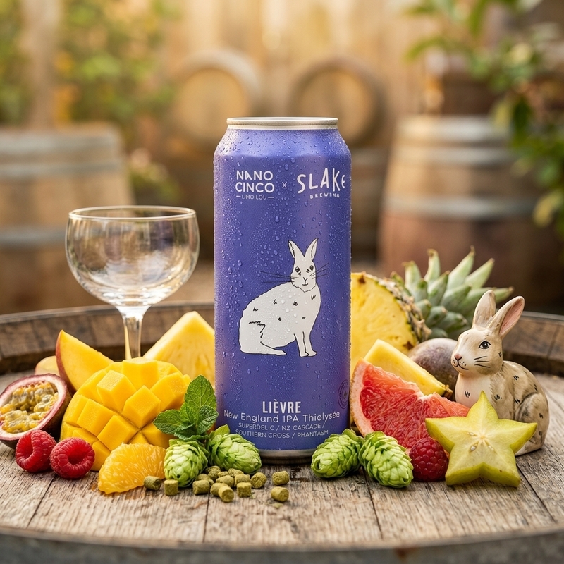 Lièvre / Slake - Nano Cinco IPA - New England / Hazy 473ml - 1