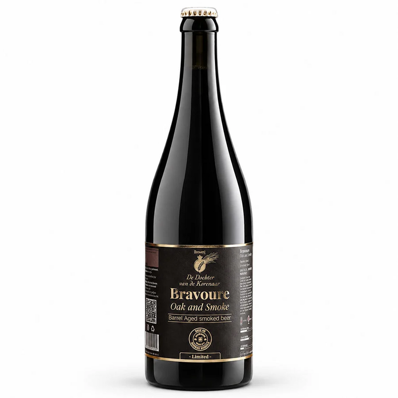 Bravoure Oak and Smoke - Brouwerij De Dochter van de Korenaar Specialty Grain 750ml - 2