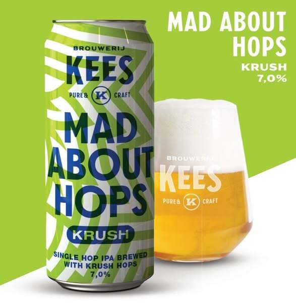 Mad About Hops 'Krush' - Brouwerij Kees IPA - New England / Hazy 440ml - 1