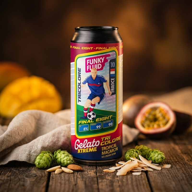 Gelato XTREME: Tricolore (France) - Funky Fluid Sour - Smoothie / Pastry 500ml - 1