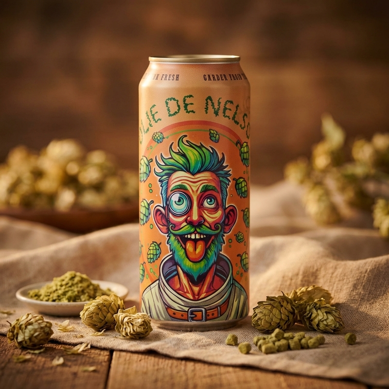 FOLIE DE NELSON - BreWskey IPA - New England / Hazy 473ml - 2
