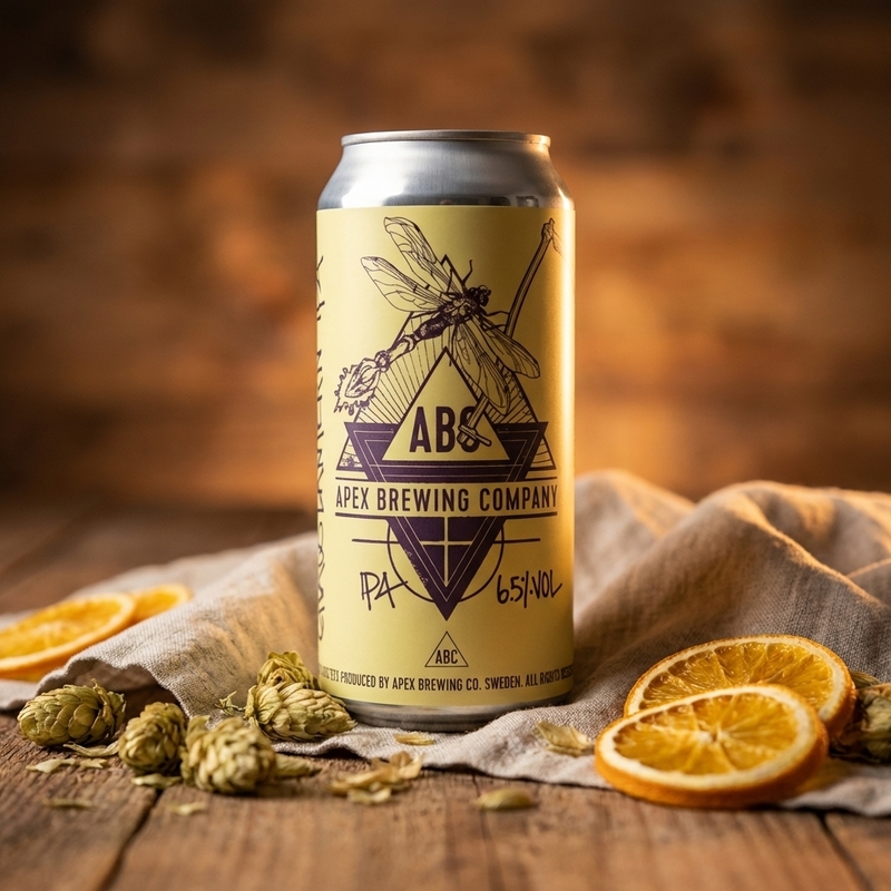 Chaos Lantern IPA - Apex Brewing Company IPA - New England / Hazy 440ml - 2