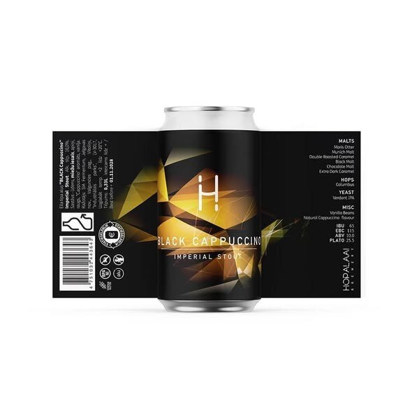 Black Cappucinno - Hopalaa Stout - Imperial / Double 330ml - 1