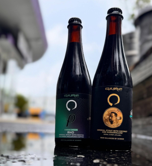 Rho Single Origin Mostra Colombian Pacamara - Equilibrium Brewery Stout - Imperial / Double 500ml - 1