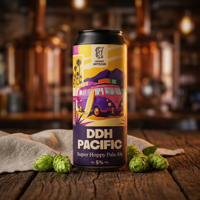 DDH Pacific - Browar Artezan Pale Ale - New England / Hazy 500ml - 2
