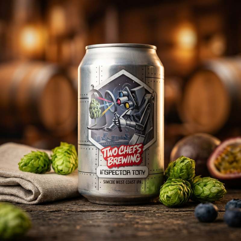 Fermenting Frank - Two Chefs Brewing IPA - Imperial / Double New England / Hazy 330ml - 2
