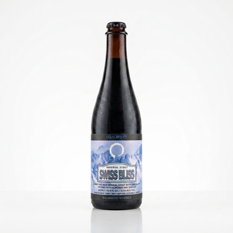 Swiss Bliss / Short Throw - Equilibrium Brewery Stout - Imperial / Double Pastry 473ml - 2
