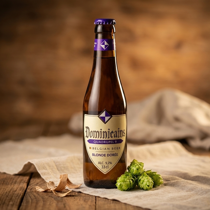 Dominicains Quadrupel 9 - Brasserie 3F Belgian Quadrupel 330ml - 2