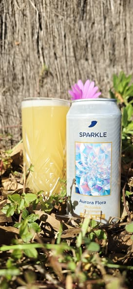 Aurora Flora - Sparkle ✨ IPA - Imperial / Double New England / Hazy 440ml - 1