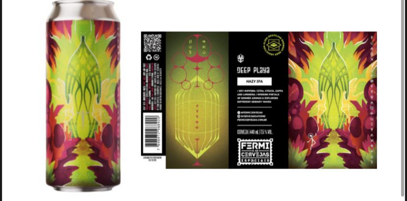 Deep Playa - Cervejaria Fermi IPA - New England / Hazy 440ml - 1