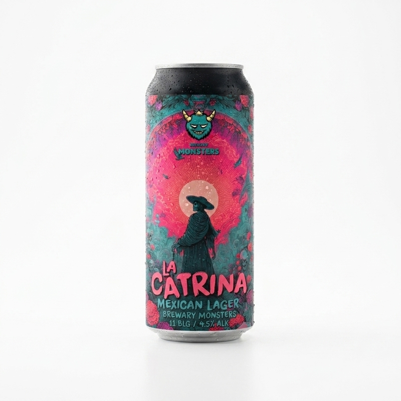 La Catrina - Browar Monsters Lager - Mexican 500ml - 2